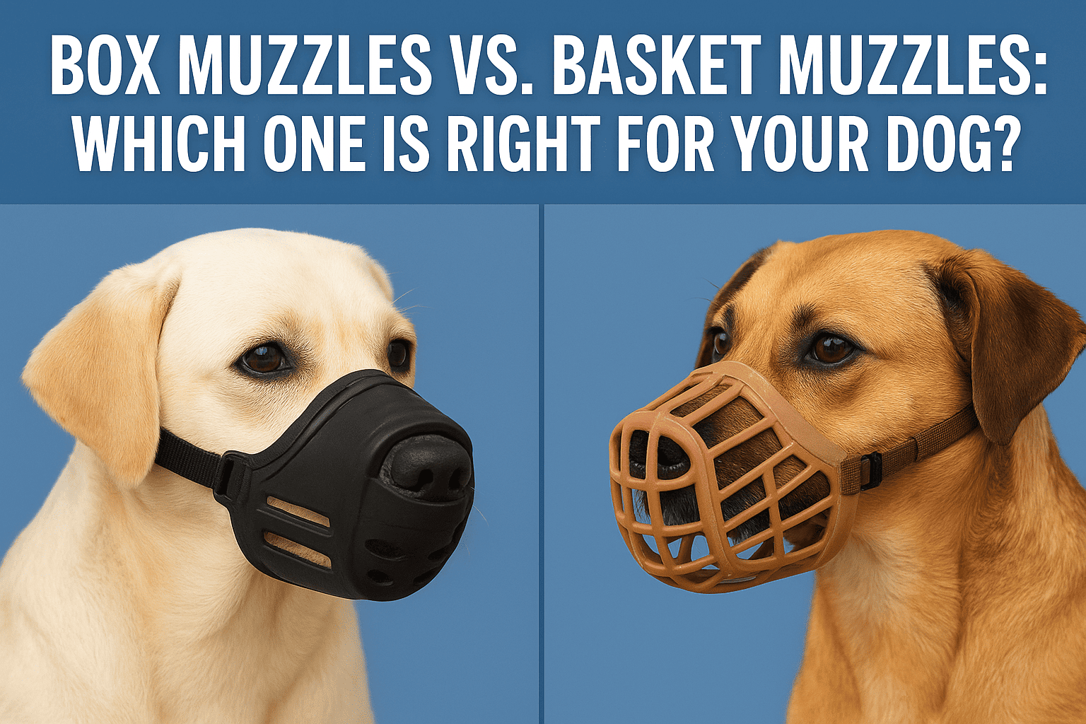 Box Muzzles vs. Basket Muzzles: Which One Is Right for Your Dog?