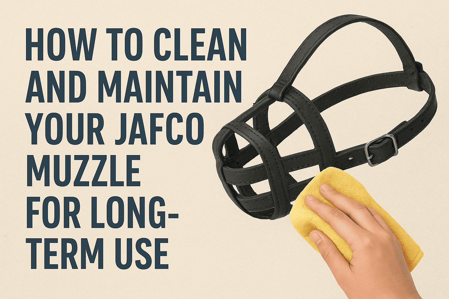 How to Clean and Maintain Your Jafco Muzzle for Long-Term Use