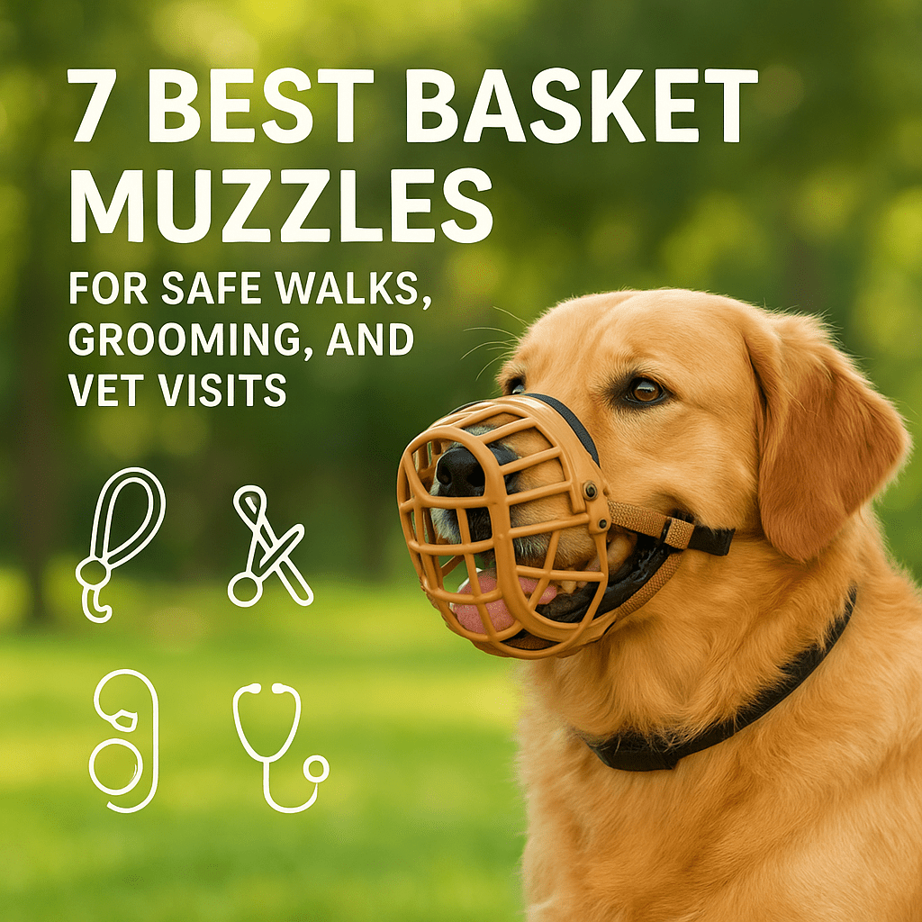 7 Best Basket Muzzles for Safe Walks, Grooming, and Vet Visits