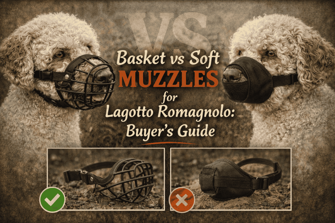 Basket vs Soft Muzzles for Lagotto Romagnolo