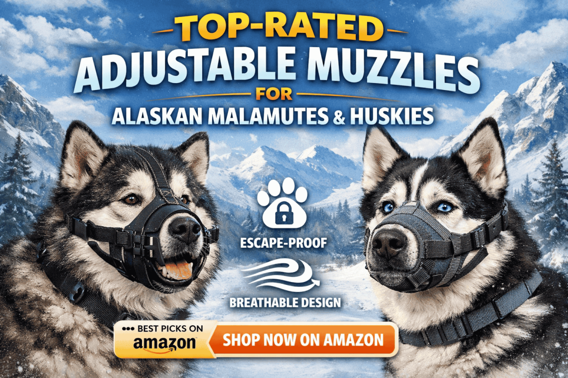 Top-Rated Adjustable Muzzles for Alaskan Malamutes and Huskies