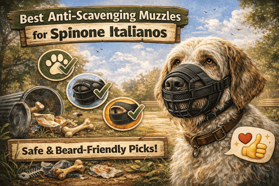Best Anti-Scavenging Muzzles for Spinone