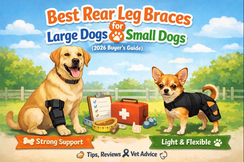Best Rear Leg Braces for Large Dogs vs Small Dogs