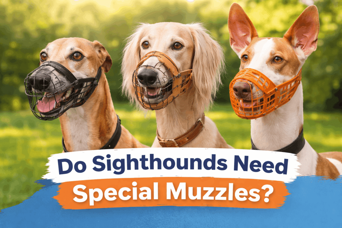 Do Sighthounds Need Special Muzzles Complete Safety Guide for Greyhound, Saluki & Ibizan Hound Owners
