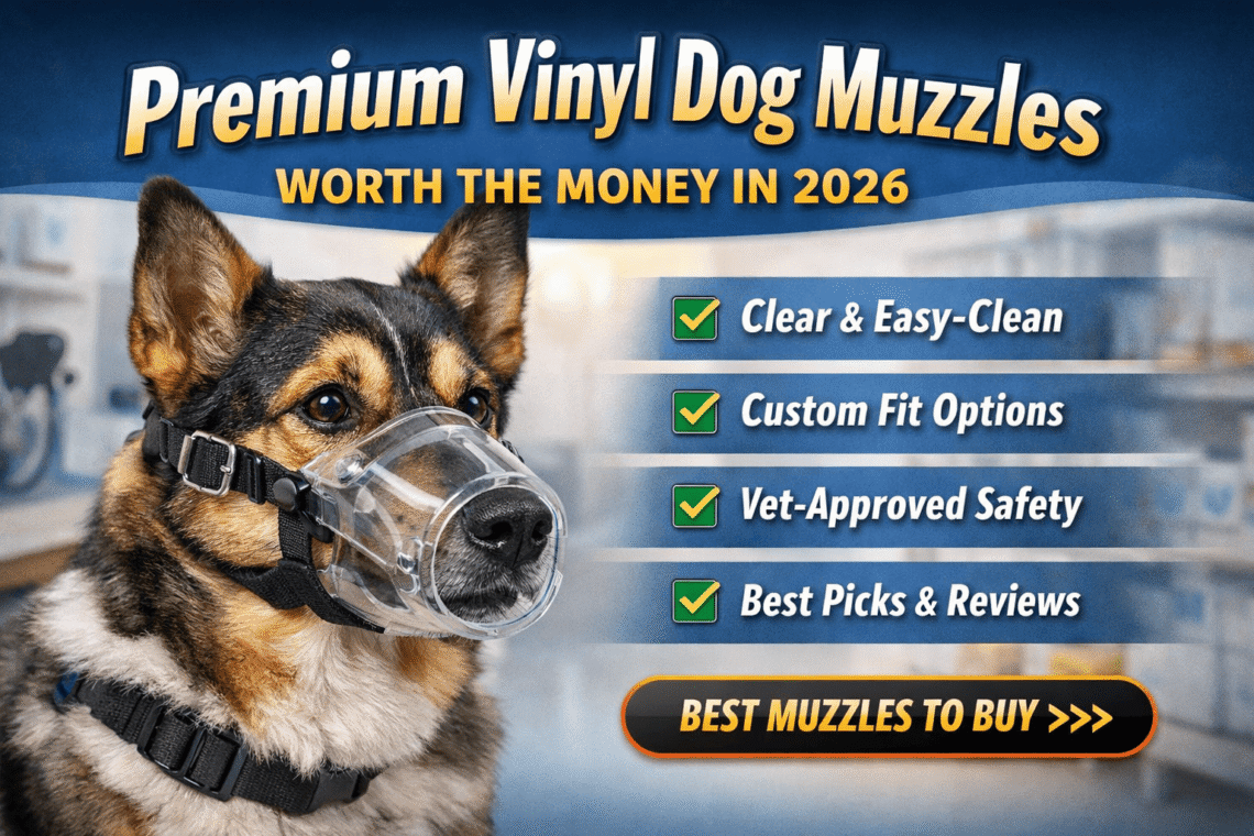 Premium Vinyl Dog Muzzles Worth the Money in 2026