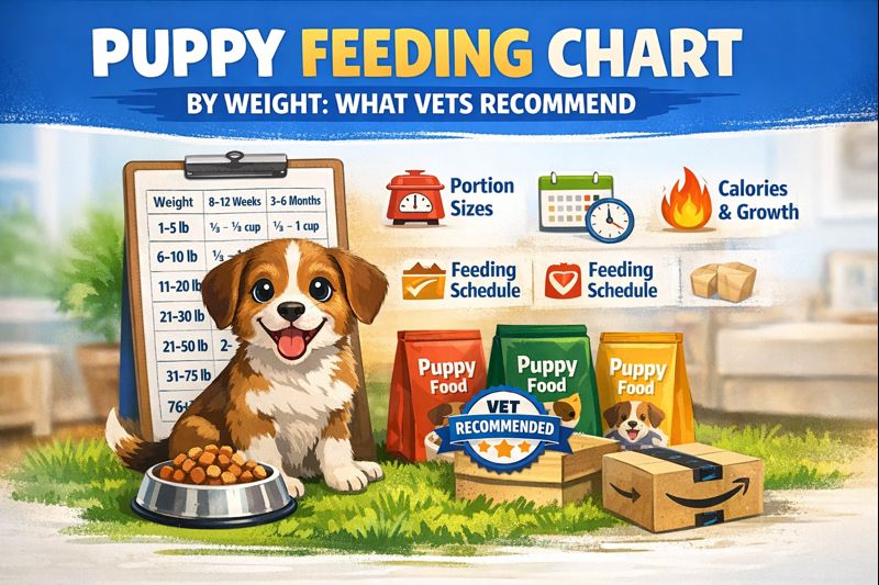 Puppy Feeding Chart by Weight