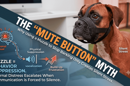 A Dog Barking + Muzzle = Silence Here’s Why That’s Completely Wrong (1)