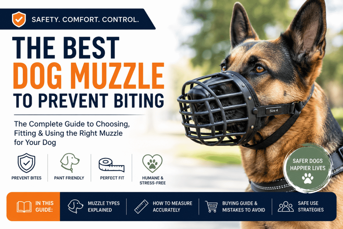 How to Choose the Best Dog Muzzle to Prevent Biting