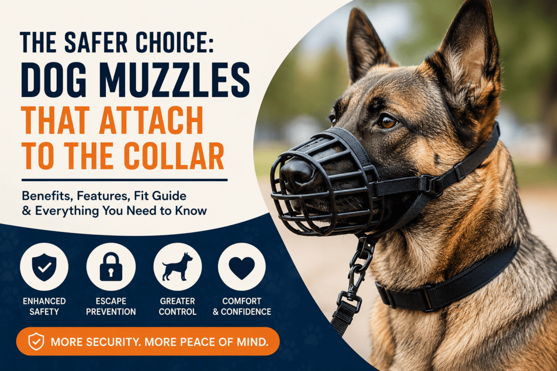Why a Dog Muzzle That Attaches to the Collar Is Safer Than Traditional Muzzles